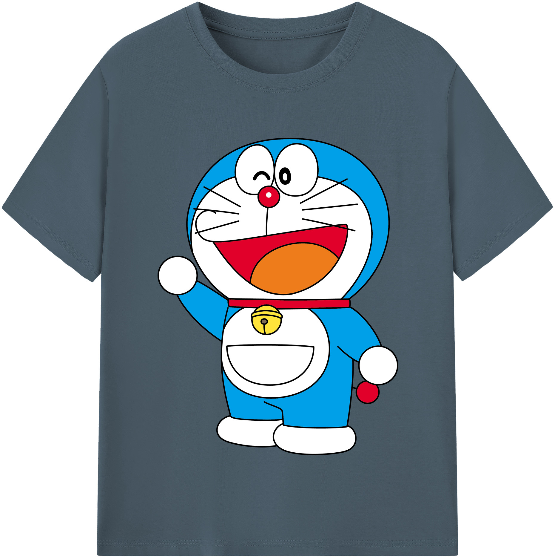 （画像用） ドラえもん Doraemon 綿100％半袖Tシャツ（フロントプリント）